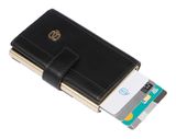PIQUADRO Circle Compact Wallet With Single Slider RFID Black PIQUADRO Circle Compact Wallet With Single Slider RFID Black