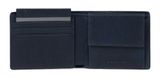 PIQUADRO Hedley Wallet with Coin Pocket RFID Blue PIQUADRO Hedley Wallet with Coin Pocket RFID Blue
