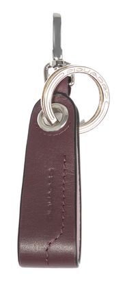 PIQUADRO Circle Keychain With Carabiner Hook PlumPink