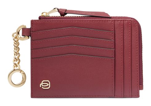 PIQUADRO Ashley Coin Pouch RFID Bordeaux