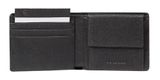 PIQUADRO Hedley Wallet with Coin Pocket RFID Black PIQUADRO Hedley Wallet with Coin Pocket RFID Black