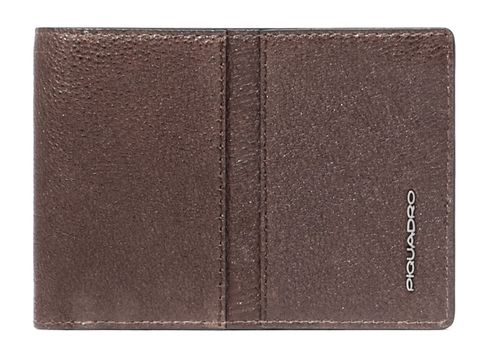 PIQUADRO Hedley Men’s Wallet with Flip Up ID RFID Dark Brown