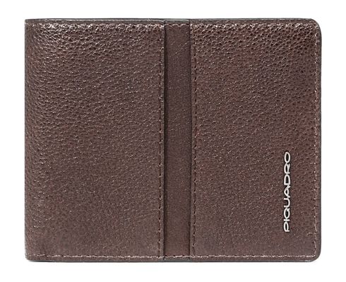 PIQUADRO Hedley Wallet with Coin Pocket RFID Dark Brown