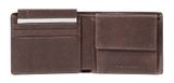 PIQUADRO Hedley Wallet with Coin Pocket RFID Dark Brown PIQUADRO Hedley Wallet with Coin Pocket RFID Dark Brown