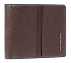 PIQUADRO Hedley Wallet with Coin Pocket RFID Dark Brown PIQUADRO Hedley Wallet with Coin Pocket RFID Dark Brown
