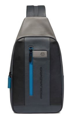 PIQUADRO Urban Convertible Mono Sling Bag Black - Grey