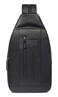 PIQUADRO Urban Convertible Mono Sling Bag Black