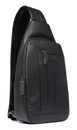 PIQUADRO Urban Convertible Mono Sling Bag Black PIQUADRO Urban Convertible Mono Sling Bag Black