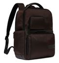 PIQUADRO Wollem Computer Backpack Dark Brown