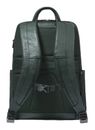 PIQUADRO Black Square Backpack Wide Opening 15,6" GreenGreen PIQUADRO Black Square Backpack Wide Opening 15,6" GreenGreen