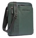 PIQUADRO Black Square Crossbody Bag GreenGreen PIQUADRO Black Square Crossbody Bag GreenGreen