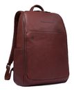 PIQUADRO Black Square Backpack Wide Opening 15,6" Tobacco
