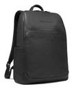 PIQUADRO Black Square Backpack Wide Opening 14" Black PIQUADRO Black Square Backpack Wide Opening 14" Black