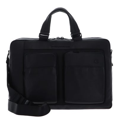 PIQUADRO Liko Briefcase 15,6" One Compartment Black