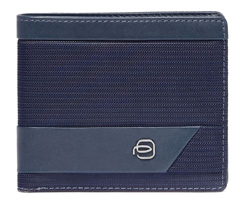 PIQUADRO Nevet Wallet With Removable Document Facility RFID Blue