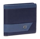 PIQUADRO Nevet Wallet With Removable Document Facility RFID Blue