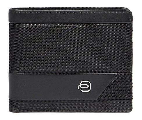 PIQUADRO Nevet Wallet With Removable Document Facility RFID Black