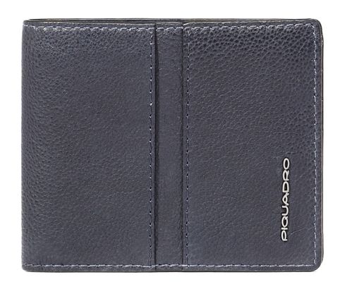 PIQUADRO Hedley Wallet With Removable Document Facility RFID Blue