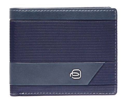 PIQUADRO Nevet Men´s Wallet Flip Out ID Holder RFID Blue