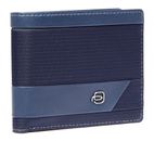 PIQUADRO Nevet Men´s Wallet Flip Out ID Holder RFID Blue