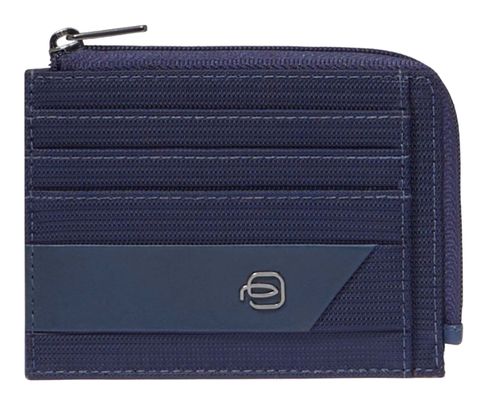 PIQUADRO Nevet Credit Card Holder RFID Blue