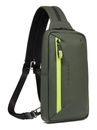 PIQUADRO Corner 2O Mono Sling Bag Green
