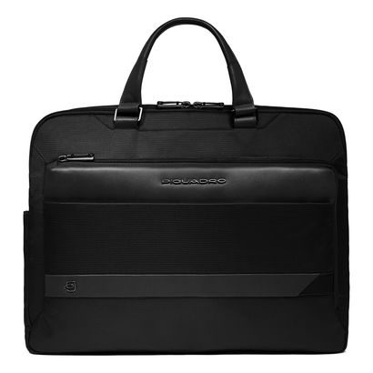 PIQUADRO Nevet Briefcase Two Compartments Black