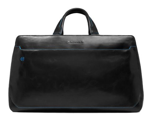 PIQUADRO Blue Square Duffle Bag Black