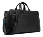 PIQUADRO Blue Square Duffle Bag Black PIQUADRO Blue Square Duffle Bag Black