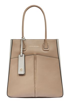 PIQUADRO Ashley Computer Tote Beige