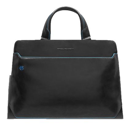 PIQUADRO Blue Square Briefcase 15,6" 2 Compartments Black