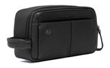 PIQUADRO Hedley Leather Toiletry Bag Black PIQUADRO Hedley Leather Toiletry Bag Black
