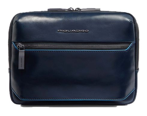 PIQUADRO Blue Square Crossbody Bag Midnight Blue