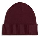 TOMMY HILFIGER TH Flag Pima Cotton Beanie Deep Rouge