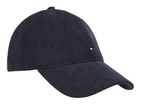 TOMMY HILFIGER TH Flag Corduroy Soft 6 Panel Cap Space Blue