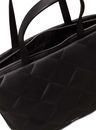 Calvin Klein Diamond Quilt Medium Shopper M CK Black Calvin Klein Diamond Quilt Medium Shopper M CK Black