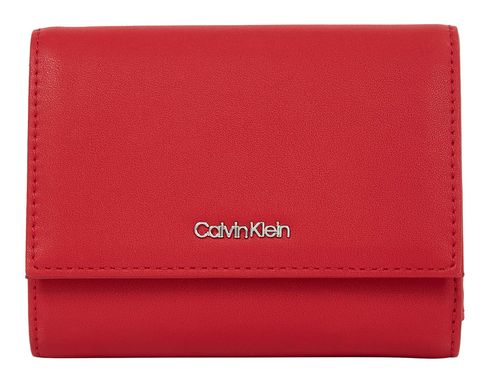 Calvin Klein CK Must Trifold Wallet Scarlet Sage