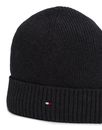 TOMMY HILFIGER TH Flag Pima Cotton Beanie Charcoal Gray