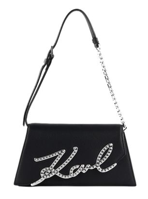 KARL LAGERFELD Midnight In Paris Shoulder Bag Black