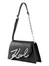 KARL LAGERFELD Midnight In Paris Shoulder Bag Black