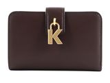 KARL LAGERFELD K / Lock Compact Wallet M Dark Chocolate