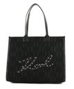 KARL LAGERFELD Midnight In Paris Tote Monogram Black KARL LAGERFELD Midnight In Paris Tote Monogram Black
