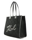 KARL LAGERFELD Midnight In Paris Tote Monogram Black KARL LAGERFELD Midnight In Paris Tote Monogram Black