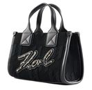 KARL LAGERFELD Midnight In Paris Tote Monogram Black KARL LAGERFELD Midnight In Paris Tote Monogram Black