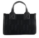 KARL LAGERFELD Midnight In Paris Tote Monogram Black KARL LAGERFELD Midnight In Paris Tote Monogram Black