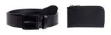 Calvin Klein Gift Zip Coin Purse And Belt W105 Black Calvin Klein Gift Zip Coin Purse And Belt W105 Black