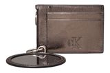 Calvin Klein CKJ SLG Gift Gift Wallet & Mirror Attached Gunmetal Calvin Klein CKJ SLG Gift Gift Wallet & Mirror Attached Gunmetal