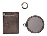 Calvin Klein CKJ SLG Gift Gift Wallet & Mirror Attached Gunmetal Calvin Klein CKJ SLG Gift Gift Wallet & Mirror Attached Gunmetal