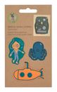Lässig Textile Woven Sticker Set 3-teilig Deep Sea