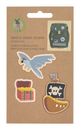 Lässig Textile Woven Sticker Set 3-teilig Piraten